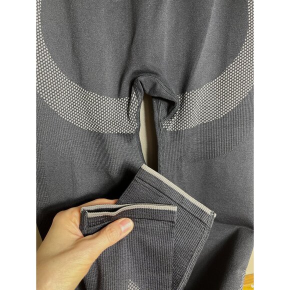 Victoria's Secret Pink Active Leggings Black Gray Compression Activewear Women M - Picture 7 of 7